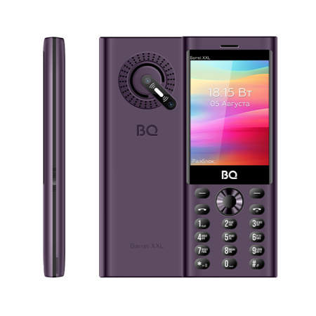 Мобильный телефон BQ-3598 Barrel XXL Purple+Black