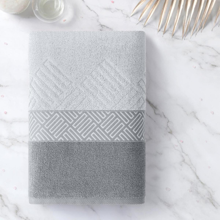 Полотенце Verossa 50/90 Estetica 3 Махра 450 гр/м2 Светло-серый 790221