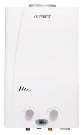 Колонка газова Ariston SUPERLUX 10L CF NG New, производительность 10 л/мин., Цвет Белый