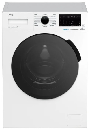 Стиральная машина с фронтальной загрузкой Beko WSPE6H616W, Max загрузка - 6,5кг, Max отжим - 1 200об/мин., цвет Белый