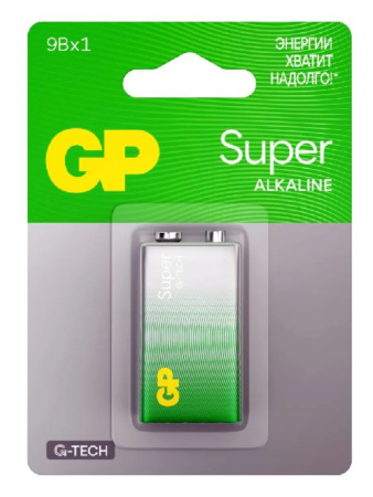 Эл.питания GP Super alkaline G-TECH 6LR61-1BL 
