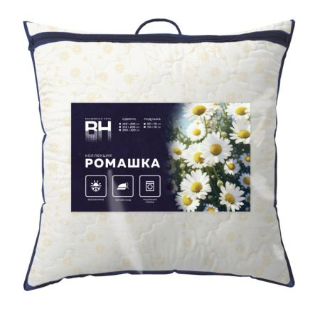 Подушка Волшебная ночь 70/70 Ромашка Хлопчатобумажная ткань 921356