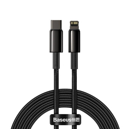 USB кабель Baseus Dura Series Fast Charging Cable Type-C - iP 20Вт 2м Gold+Black