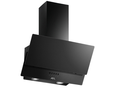 Вытяжка наклонная, настенная, ATL 1488 F, цвет Чёрный, ширина 59,5см.