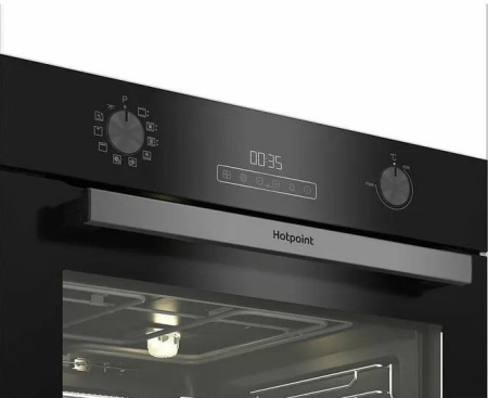 Встраиваемый Электрический духовой шкаф Hotpoint FE9 1231 JS BLG, цвет Чёрный