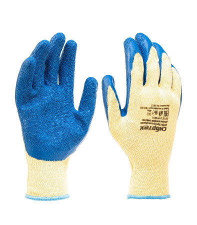 Перчатки Сибртех полиэфирные, латексное рельефное покрытие