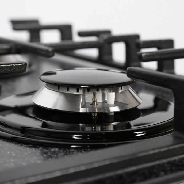 Встраиваемая варочная панель Газовая Gefest 2232-01 Р43, 60 см, цвет Чёрный