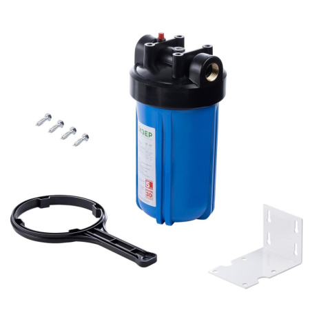 Корпус магистрального фильтра Гейзер 10BB (с латунными вставками)