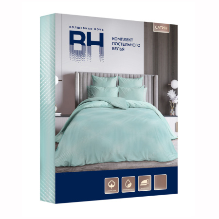 КПБ 2 сп Волшебная Ночь Mint 50/70 Сатин 797503