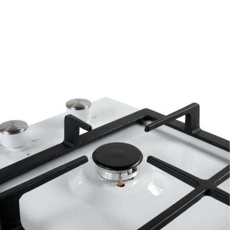 Встраиваемая варочная панель Газовая Oasis P-MEWD, 29 см, цвет Белый