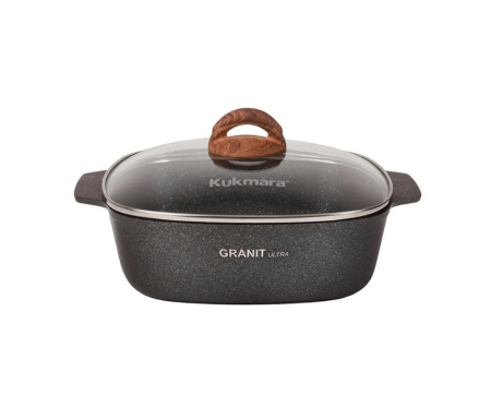Кастрюля-жаровня Kukmara Granit Ultra original 5 л жкго52а