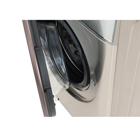 Стиральная машина с фронтальной загрузкой Manya M1409X, Max загрузка - 10кг, Max отжим - 1 400об/мин., цвет Серебристый