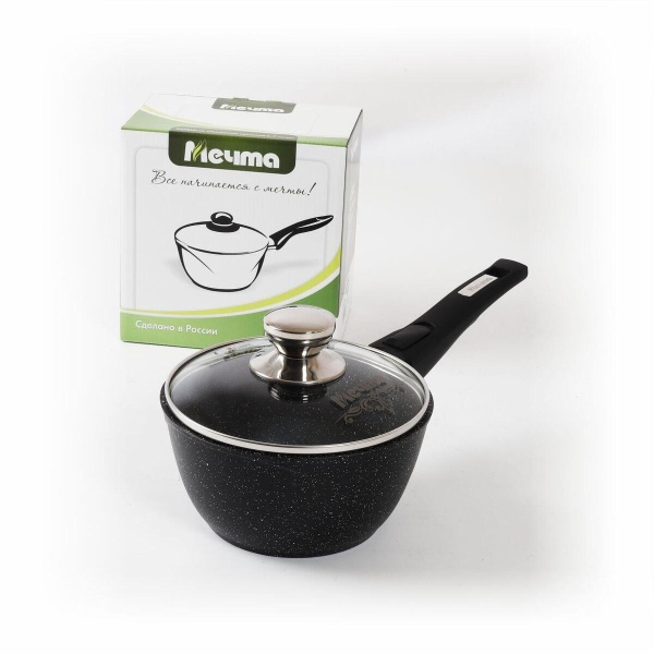 Ковш Мечта Гранит Black со съемн. ручк. 1,7 л 082802