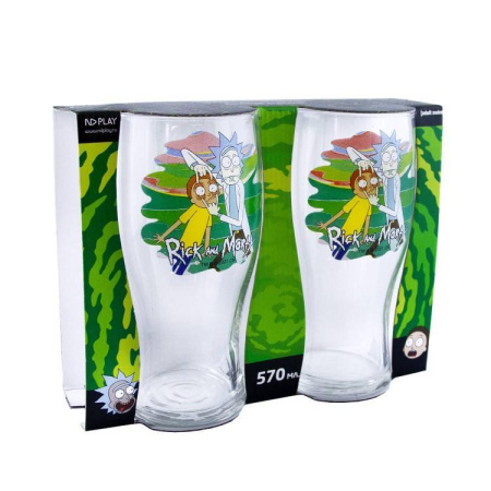 Набор бокалов для пива Рик и Морти Глаза 2 пр. 570 мл 296377