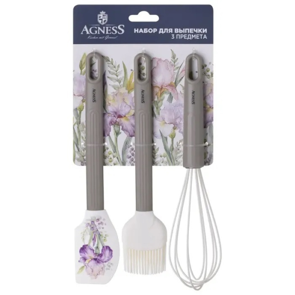 Набор кухонный Agness Irises 3 пр. 671-031