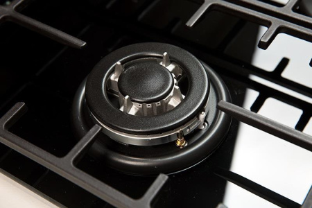 Встраиваемая варочная панель Газовая Oasis P-3GBT, 46 см, цвет Чёрный