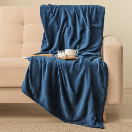 Плед Этель 200х220 Темно-синий 6894295