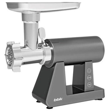 Мясорубка BBK MG3002, цвет Серый, производительность 2,5 кг/мин, мощность 2 500 Вт