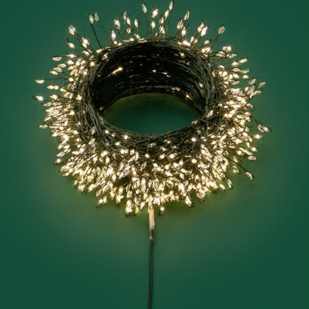 Гирлянда светодиодная Neon Night Фейерверк 40 м 1000 LED теплый белый 303-496