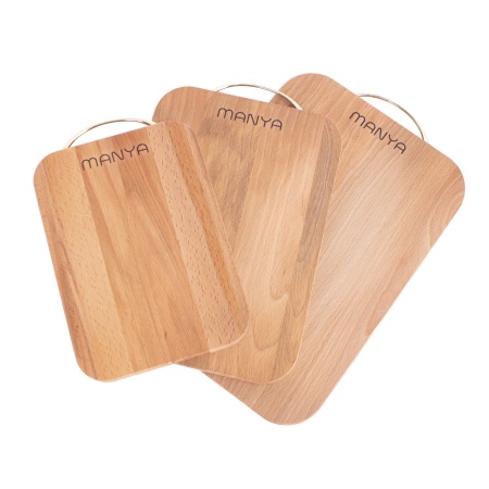 Набор досок разделочных Manya, материал бук 3 шт 24х35х1,6 см, 21х30х1,6 см и 18х25х1,6 см