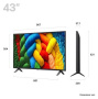  43" (109см) Телевизор LG 43NANO80A6B, SMART, UHD 4K 3840x2160, Цвет Синий