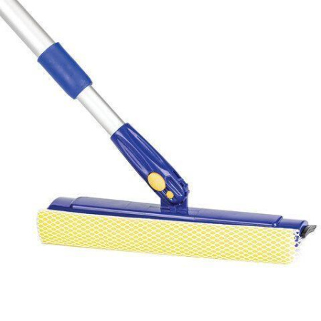 Окномойка ЛАЙМА вращающ, телескоп. ручка, рабочая часть 25 см (стяжка, губка, ручка)