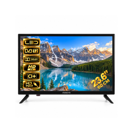 24" (60см) Телевизор Manya 24MH11B, HD 1366x768, Цвет Чёрный