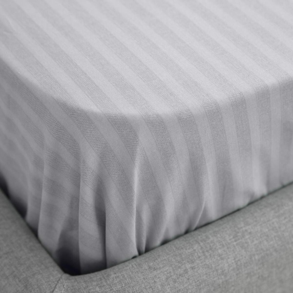 Простыня на резинке Волшебная Ночь 180/200/20 Gray Cloud Поплин 782104