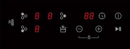 Встраиваемая варочная панель Индукционная Indesit IS 40CQ45 NE, 45 см, цвет Чёрный