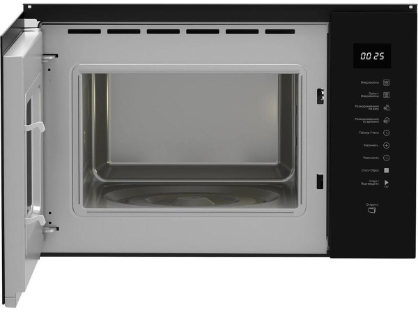 Встраиваемая микроволновая печь Hotpoint MF25G BL H, цвет Чёрный, 25 л.