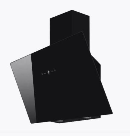 Вытяжка наклонная, настенная, Amari Vero S 60, цвет Чёрное стекло, ширина 59,5см.