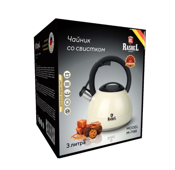 Чайник газовый Rashel 3 л М-7188