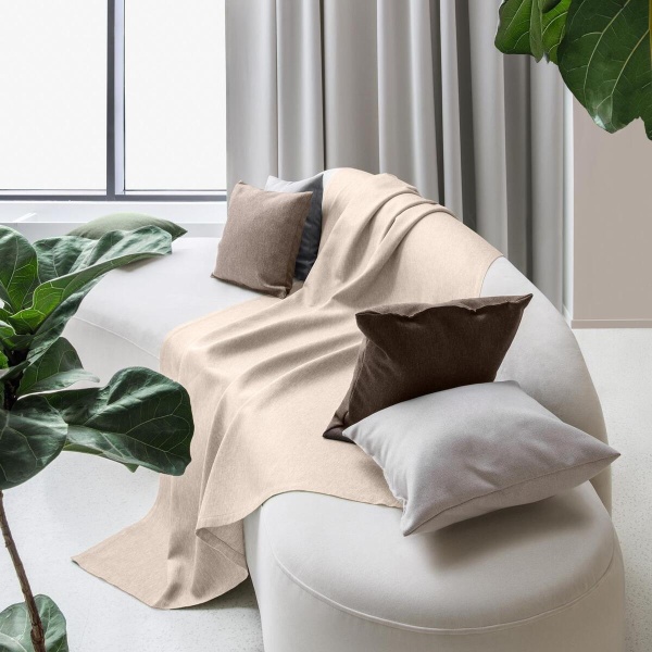 Покрывало Волшебная ночь 140х220 Жемчуг Рогожка 774532