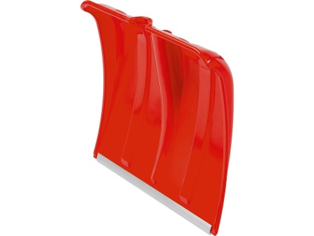 Лопата снеговая СИБИН 385х370 мм, алюм. окантовка красная, без черенка