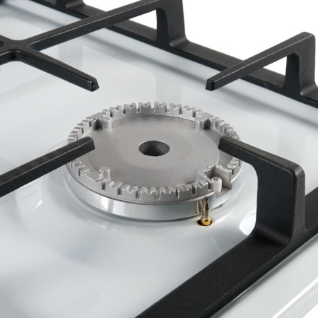 Встраиваемая варочная панель Газовая Oasis P-MEWD, 29 см, цвет Белый