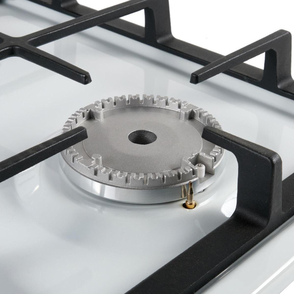 Встраиваемая варочная панель Газовая Oasis P-MEWD, 29 см, цвет Белый