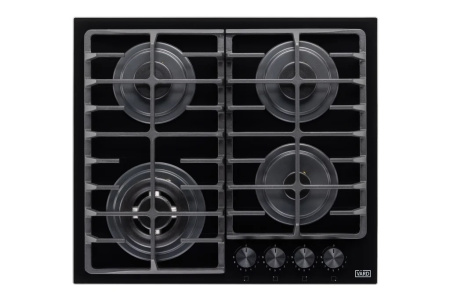 Встраиваемая варочная панель Газовая Vard VHLS6434K, 58 см, цвет Чёрный