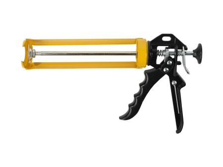 Пистолет для герметика STAYER 0671, полуоткрытый, алюминиевый, 310мл