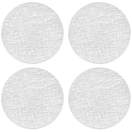 Набор салфеток сервировочных Lefard Galaxy Silver 38 см 4 шт 771-099