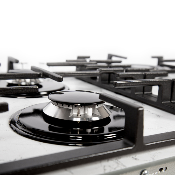 Встраиваемая варочная панель Газовая Gefest ПВГ 2232-01 Р152, 60 см, цвет Белый мрамор