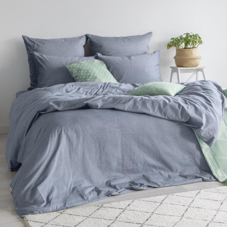 КПБ 2 сп Verossa Melange Indigo 50/70 Меланж 775858