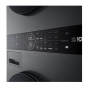 Стирально-сушильная колонна LG W4W8LVPKZHM, цвет Платиновый
