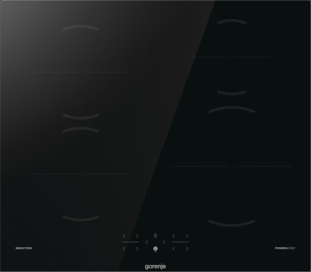 Встраиваемая варочная панель Индукционная Gorenje GI6401BSC, 59,5 см, цвет Чёрный