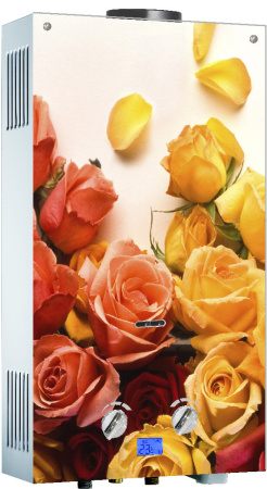 Колонка газова ATL 3-10 LT ROSES, производительность 10 л/мин., Цвет Желтый