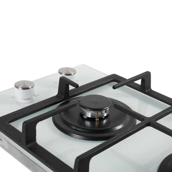 Встраиваемая варочная панель Газовая Oasis P-GWD, 29 см, цвет Белый