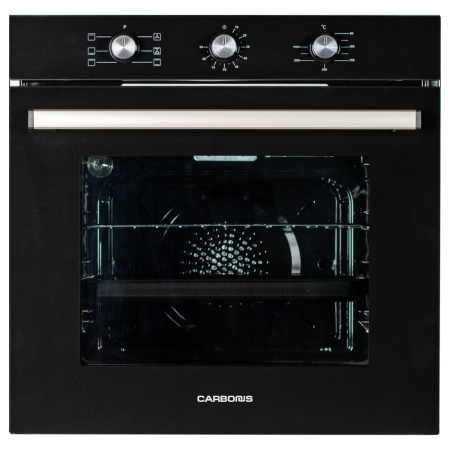 Встраиваемый Электрический духовой шкаф Carbonus 1 FA 622 AA BK, цвет Чёрный