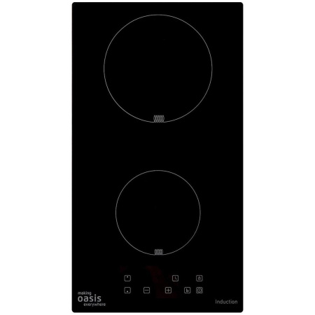 Встраиваемая варочная панель Индукционная Oasis P-IBD, 29 см, цвет Чёрный