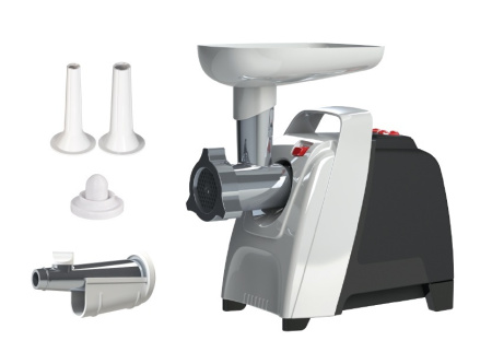 Мясорубка Аксион М61.04 черно-серебристый, цвет Чёрный, производительность 4 кг/мин, мощность 2 000 Вт