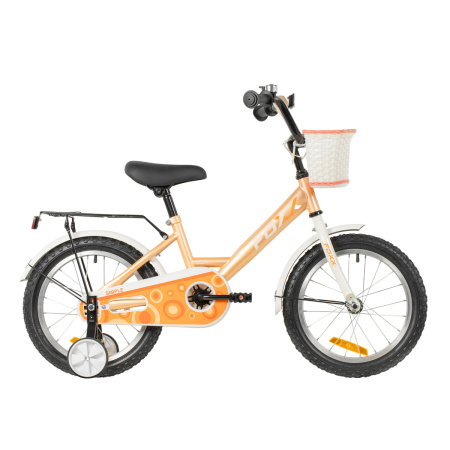Велосипед FOXX Simple 16 (16" 1ск.) персиковый
