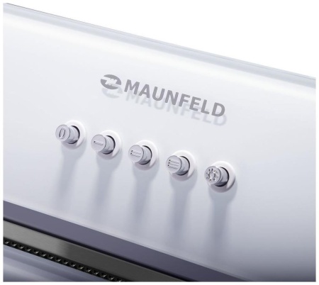 Встраиваемая вытяжка Maunfeld Trapeze 601GG, цвет Белый, ширина 59,8см.